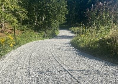 Restoration of a gravel driveway